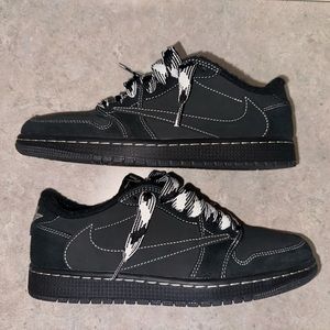 Air Jordan 1 Retro Low OG Travis Scott Black Phantom Size 9.5